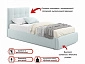 Мягкая кровать Selesta 900 мята пастель с подъемным механизмом - фото №3