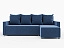 Угловой диван-кровать Таити, велюр - миниатюра