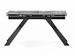 Хилбри 140(200)х80х76 оробико / черный Керамический стол - фото №3