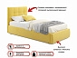 Мягкая кровать Selesta 900 желтая с подъем.механизмом с матрасом ГОСТ - фото №4