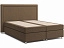 Кровать с матрасом и зависимым пружинным блоком Оливия (160х200) Box Spring, рогожка - миниатюра
