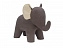 Пуф Leset Elephant, ткань велюр - миниатюра