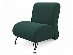 Мягкое дизайнерское кресло Pati изумруд - фото №1