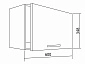 Шкаф навесной для вытяжки Argo 60 см - фото №3