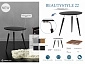Стол журнальный BeautyStyle 22 орех гикори grey/черный/бук - фото №8