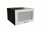 Шкаф ВГ610 верхний горизонтальный со стеклом Ницца ДБК/АНД/СИЛК СОФТ Ф86 - фото №2