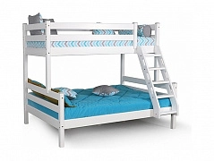 Двухъярусная кровать Адель (Белый) - фото №1, mdm1205211393
