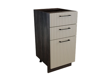 Шкаф Н403 с 3-мя ящиками Сиэль Ян ДБК/АТЛ/СЕР Ф23 - фото №1, 888_ММК-00015237