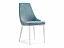 Kora 1 light blue / white Стул, велюр - миниатюра
