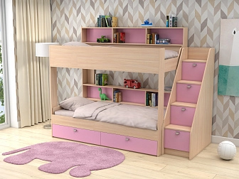 Двухъярусная кровать Golden Kids 10 (90х190) - фото №1
