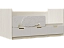 Юниор-4 Кровать 80х180 (Шарли белый, Крафт белый), ЛДСП - миниатюра