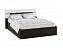 Кровать с ортопедическим основанием Гавана 140х200, белый глянец, без обивки - миниатюра