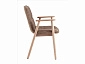 Стул обеденный STOOL GROUP Philo с деревянными ножками Коричневый     - фото №7