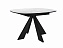 Стол DikLine SKK110 Керамика Белый мрамор/подстолье черное/опоры черные (2 уп.),  - миниатюра