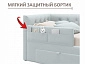 Односпальная кровать-тахта Afelia с ящиками и бортиком 900 мята пастель с ортопедическим основанием - фото №6