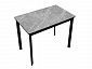 Стол DikLine LK90 Керамика Серый мрамор/подстолье черное/опоры черные - фото №8