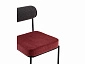Стул обеденный STOOL GROUP Ponpoun Тёмно-серый, бордо - фото №8
