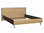 Кровать Итака (160х200) (шпон), дуб натуральный - миниатюра