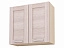 Шкаф навесной с сушкой Selena рамка 80 см, дуб светлый - миниатюра
