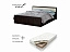 Кровать Фиеста LIGHT 140х200 с матрасом BSA в комплекте, без обивки - миниатюра