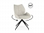 Miranda 360 крутящийся beige / black Стул на металлокаркасе, кашемир - миниатюра