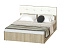 Кровать с реечным настилом Белладжио КР-05 160х200, искусственная кожа - миниатюра
