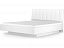 Кровать-7 с подъёмным основанием 1400 Марсель (Белый), ЛДСП - миниатюра
