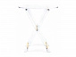 складной Spirit 40x45 clear / gold Журнальный стол - фото №5