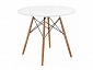Table 90 white / wood Стол деревянный - фото №2