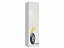 Шкаф 1-дверный Квадро (Quadro), белый глянец - миниатюра