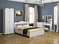Спальня Италия-2 мягкая спинка белое дерево - фото №2