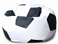 Кресло Мяч Бело-Черный Оксфорд - фото №2