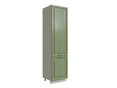 Шкаф П600Н с 2-мя дверцами Ницца БЕЛ/ДУБ/ОЛИВ Ф46 - фото №1, 888_ММК-00016227