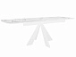 Стол DikLine SKU140 Керамика Белый мрамор/подстолье белое/опоры белые - фото №5