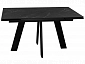 Стол DikLine SKM140 Керамика Черный мрамор/подстолье черное/опоры черные (2 уп.) - фото №2