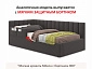 Мягкая кровать Milena 900 шоколад с подъемным механизмом и матрасом PROMO B COCOS - фото №10
