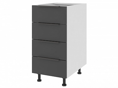 Тумба напольная с 4- мя ящиками 40 х 82 см Коктейль - фото №1, 5500100200180