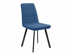 Стул DikLine 207 B8 BLUE  /ножки черные - фото №1