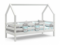 Кровать Соня с надстройкой (Белый) - фото №1, mdm1205234642