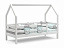 Кровать Соня с надстройкой (Белый), массив сосны - миниатюра