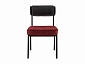 Стул обеденный STOOL GROUP Ponpoun Тёмно-серый, бордо - фото №3