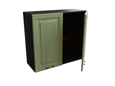 Шкаф В800 с 2-мя дверцами Ницца ДБК/ДУБ/ОЛИВ Ф50 - фото №1, 888_ММК-00017629