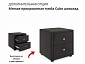 Мягкая кровать Elda 900 шоколад с ортопедическим основанием и матрасом PROMO B COCOS - фото №11