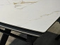Стол DikLine UK120 Керамика Белый мрамор/подстолье белое/опоры белые - фото №9
