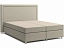 Кровать с матрасом и зависимым пружинным блоком Оливия (160х200) Box Spring, рогожка - миниатюра