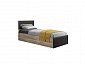 Кровать с настилом 90х200 Наоми КР-12, графит - фото №2