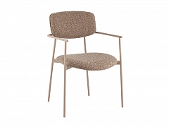 Стул STOOL GROUP Doe Коричневый, бежевые ножки - фото №1