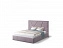 Кровать с подъемным механизмом Индиго 140х200, лиловый, микровелюр - миниатюра
