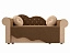 Кровать детская Тедди-2 Левая (170х70), микровельвет - миниатюра