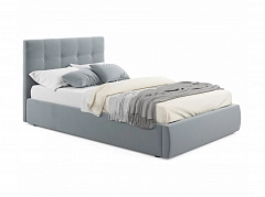 Мягкая кровать Selesta 1200 серая с подъем.механизмом - фото №1, mebel_stock_2747